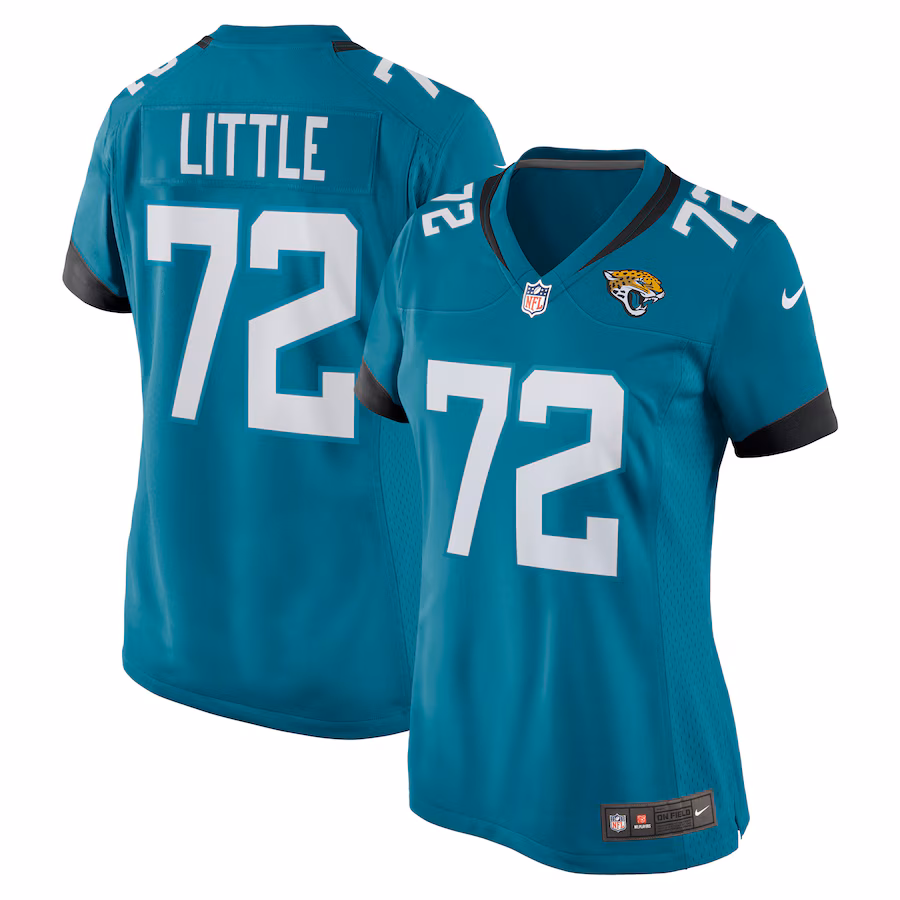 Women's Jacksonville Jaguars Walker Little Nike Teal Nike Game Jersey - Jersey