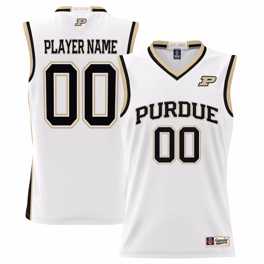 Purdue Boilermakers GameDay Greats Youth NIL Pick-A-Player Lightweight Basketball Jersey - White - Jersey
