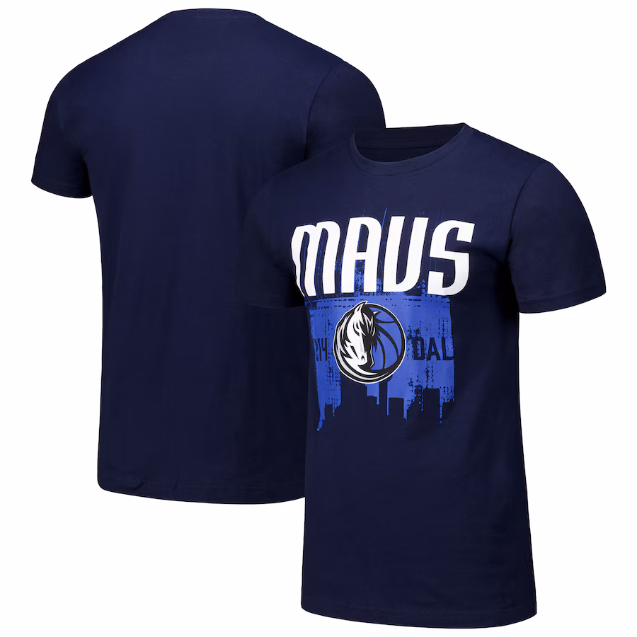 Unisex Dallas Mavericks Stadium Essentials Navy Breakdown T-Shirt - Jersey