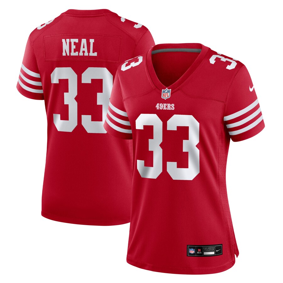 Women's San Francisco 49ers Siran Neal Nike Scarlet Team Game Jersey - Jersey