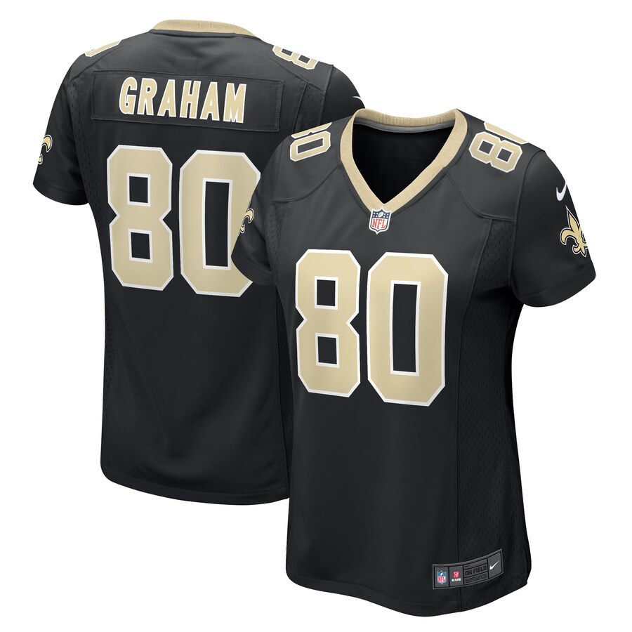 Women's New Orleans Saints Jimmy Graham Nike  Black Team Game Jersey - Jersey