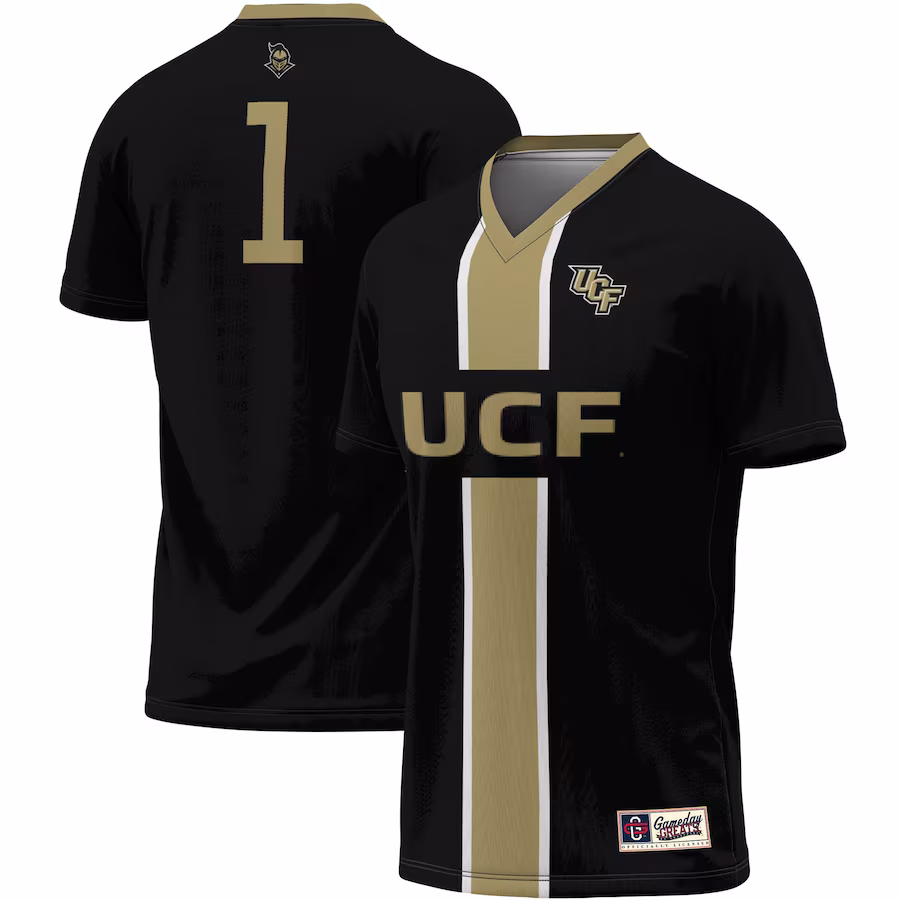 #1 UCF Knights ProSphere Unisex Lightweight Soccer Jersey - Black - Jersey