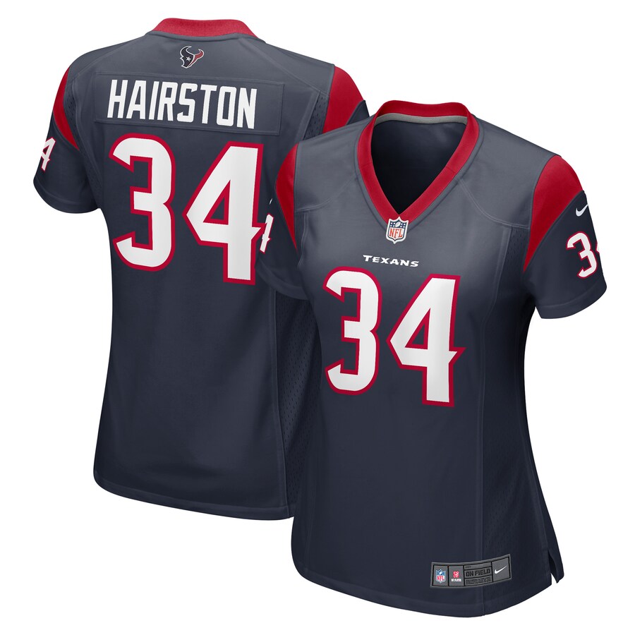 Women's Houston Texans Troy Hairston Nike Navy Game Player Jersey - Jersey