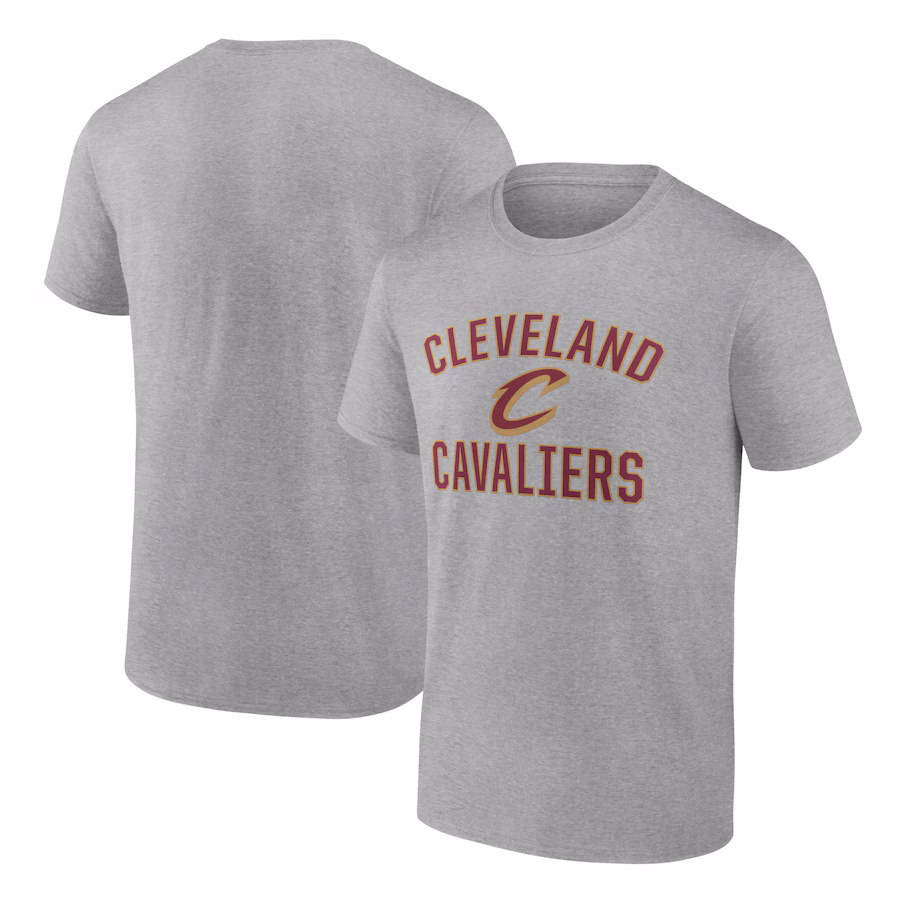Men's Cleveland Cavaliers Heathered Gray Victory Arch T-Shirt - Jersey