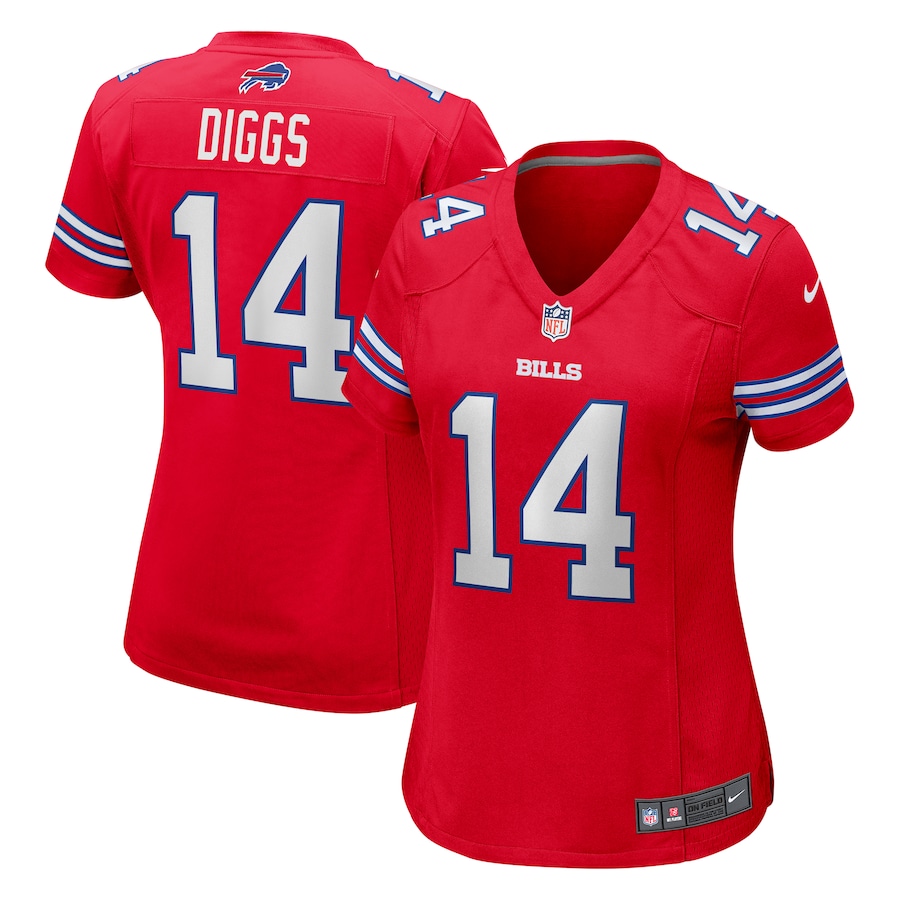Women's Buffalo Bills Stefon Diggs Nike Red Player Jersey - Jersey