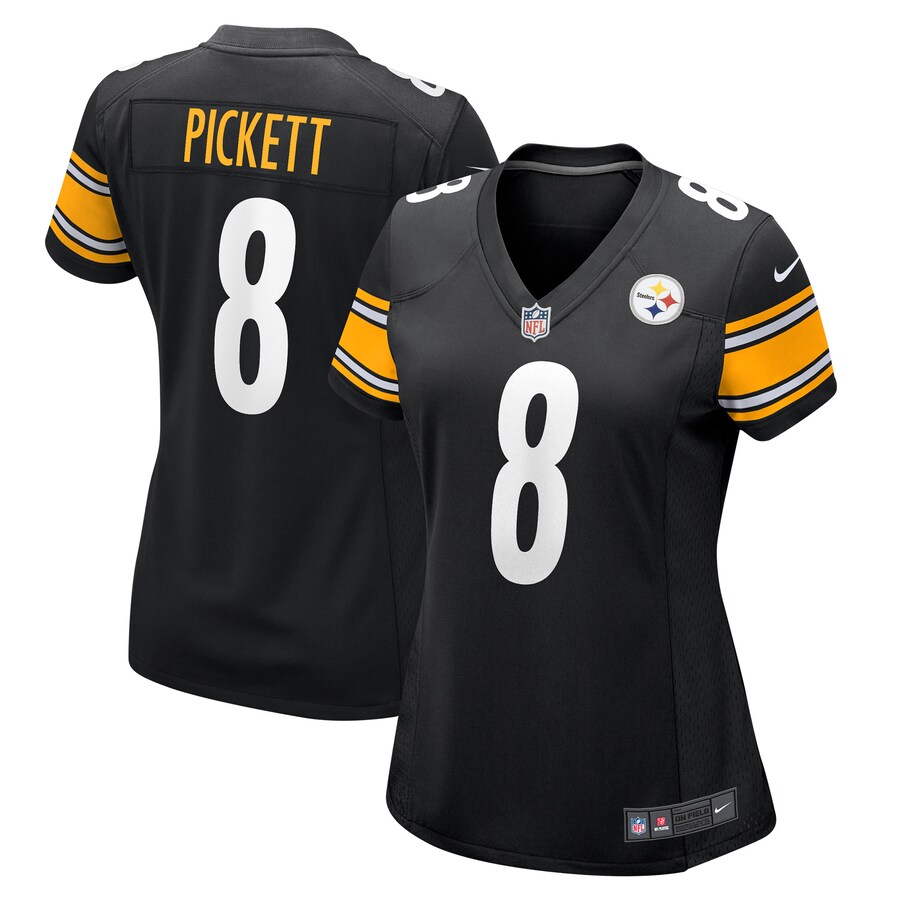 Women's Pittsburgh Steelers Kenny Pickett Nike Black Player Jersey - Jersey