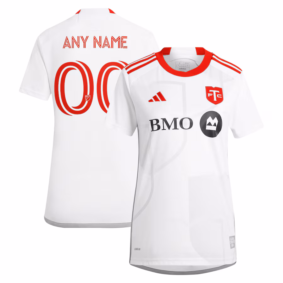Women's Toronto FC  adidas White 2024 GTA Kit Replica Custom Jersey - Jersey