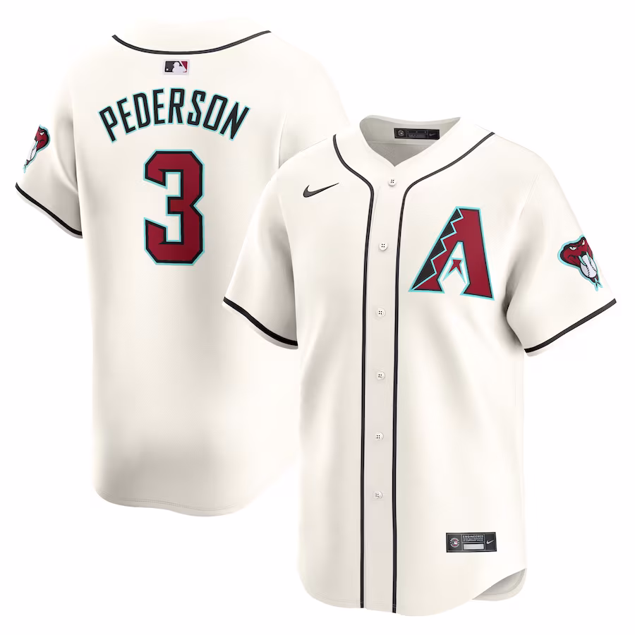 Men's Arizona Diamondbacks Joc Pederson Nike White Home Limited Player Jersey - Jersey