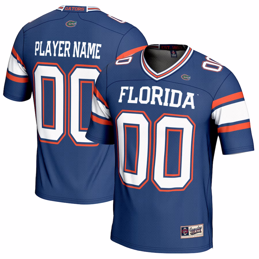 Florida Gators GameDay Greats Youth NIL Pick-A-Player Football Jersey - Royal - Jersey