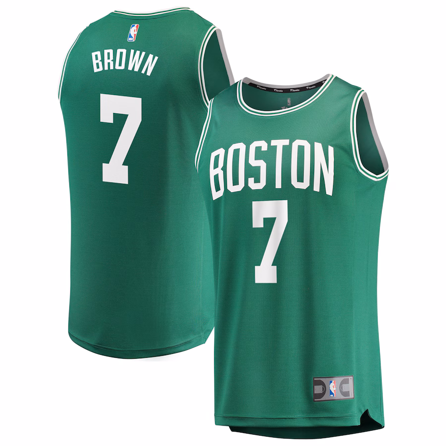 Youth Boston Celtics Jaylen Brown Fanatics Kelly Green Fast Break Player Jersey - Icon Edition - Jersey