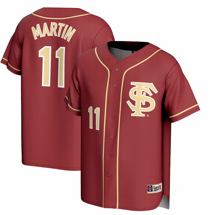 Unisex GameDay Greats Mike Martin Garnet Florida State Seminoles Lightweight Baseball Jersey - Jersey