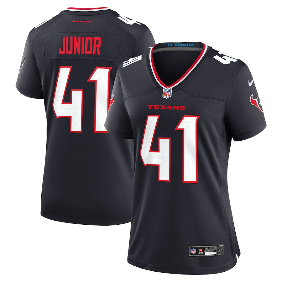 Women's Houston Texans Gregory Junior Nike Navy Team Game Jersey - Jersey