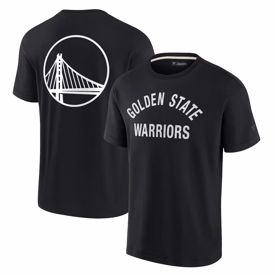 Unisex Golden State Warriors Fanatics Black Elements Super Soft Short Sleeve T-Shirt - Jersey