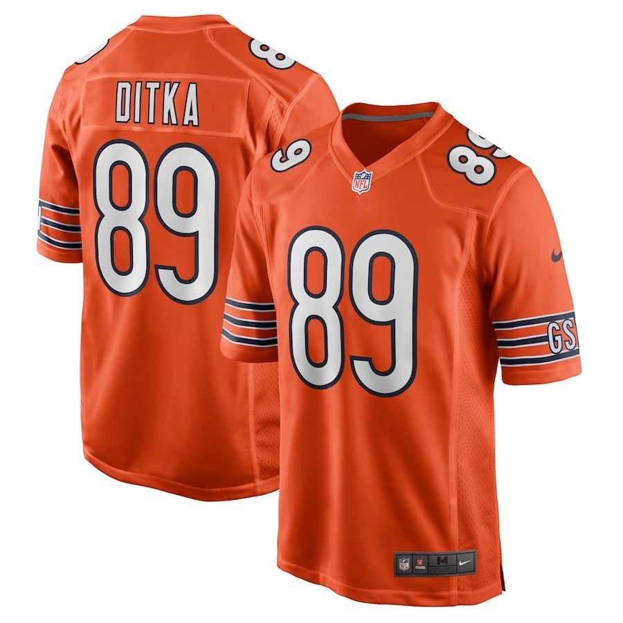 Men's Chicago Bears Mike Ditka Nike Orange Retired Player Jersey - Jersey