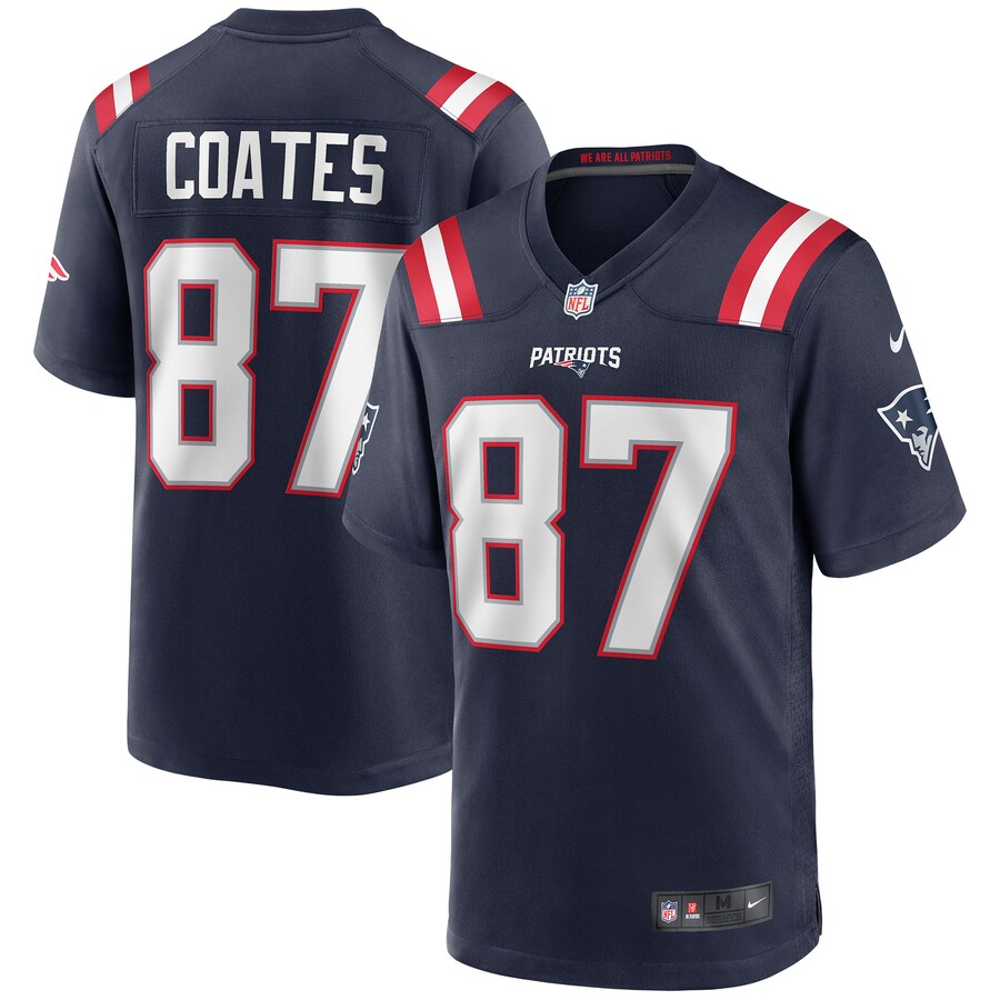 Men's New England Patriots Ben Coates Nike Navy Game Retired Player Jersey - Jersey