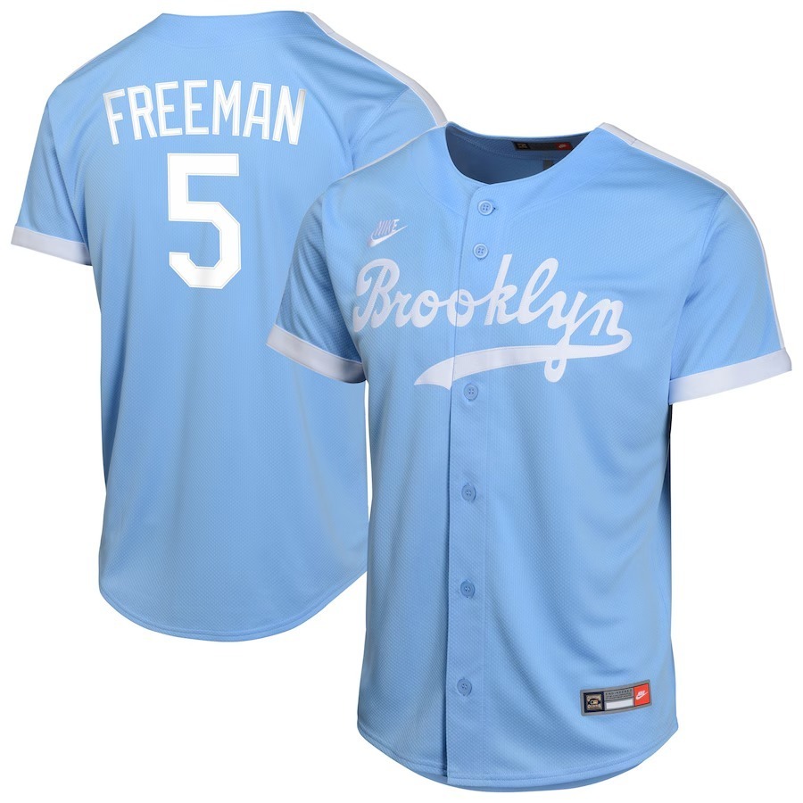 Men's Los Angeles Dodgers Freddie Freeman Nike Royal Limited Cooperstown Collection Alternate Jersey - Jersey