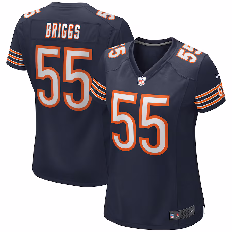 Women's Chicago Bears Lance Briggs Nike Navy Game Retired Player Jersey - Jersey