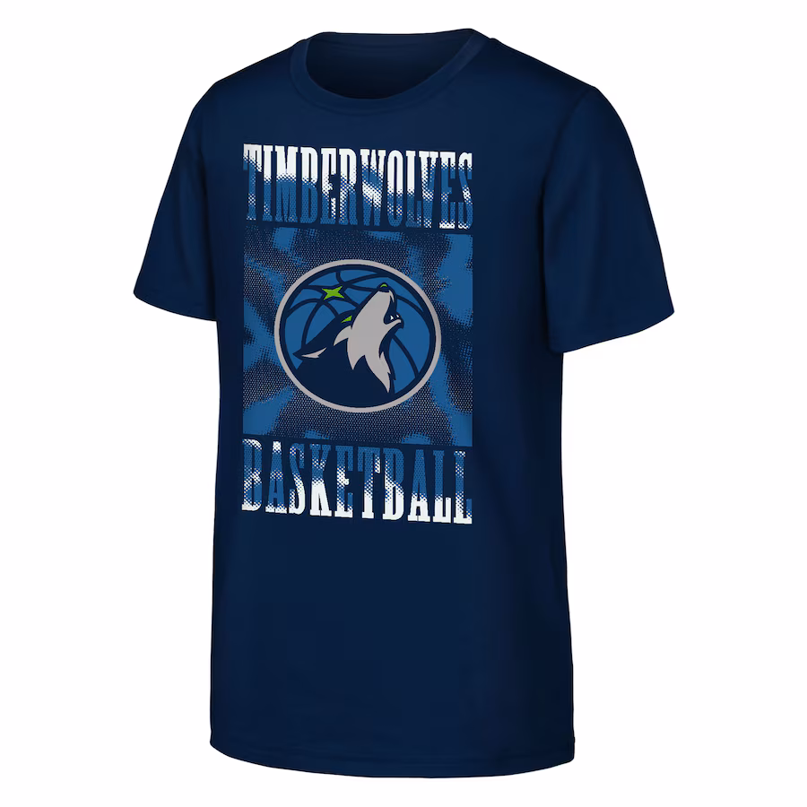 Youth Minnesota Timberwolves  Navy Garage Hero T-Shirt - Jersey