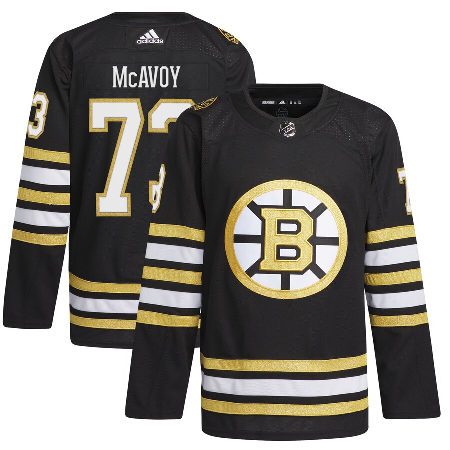 Men's Boston Bruins Charlie McAvoy adidas Black  Primegreen Authentic Pro Player Jersey - Jersey