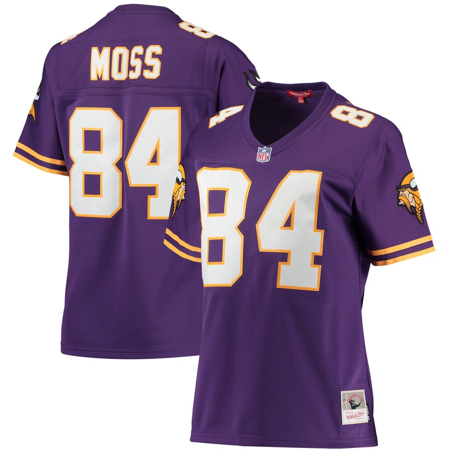 Women's Minnesota Vikings Randy Moss Mitchell & Ness Purple Legacy Replica Team Jersey - Jersey