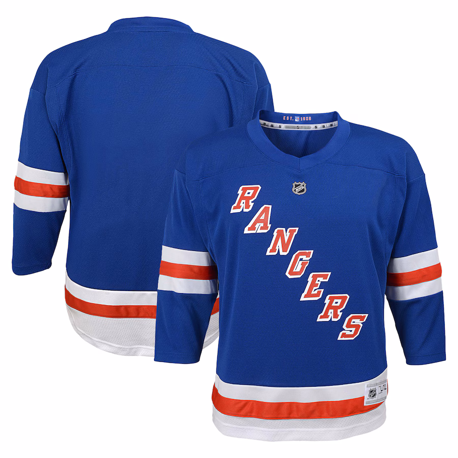 Youth New York Rangers Blue Replica Jersey - Jersey