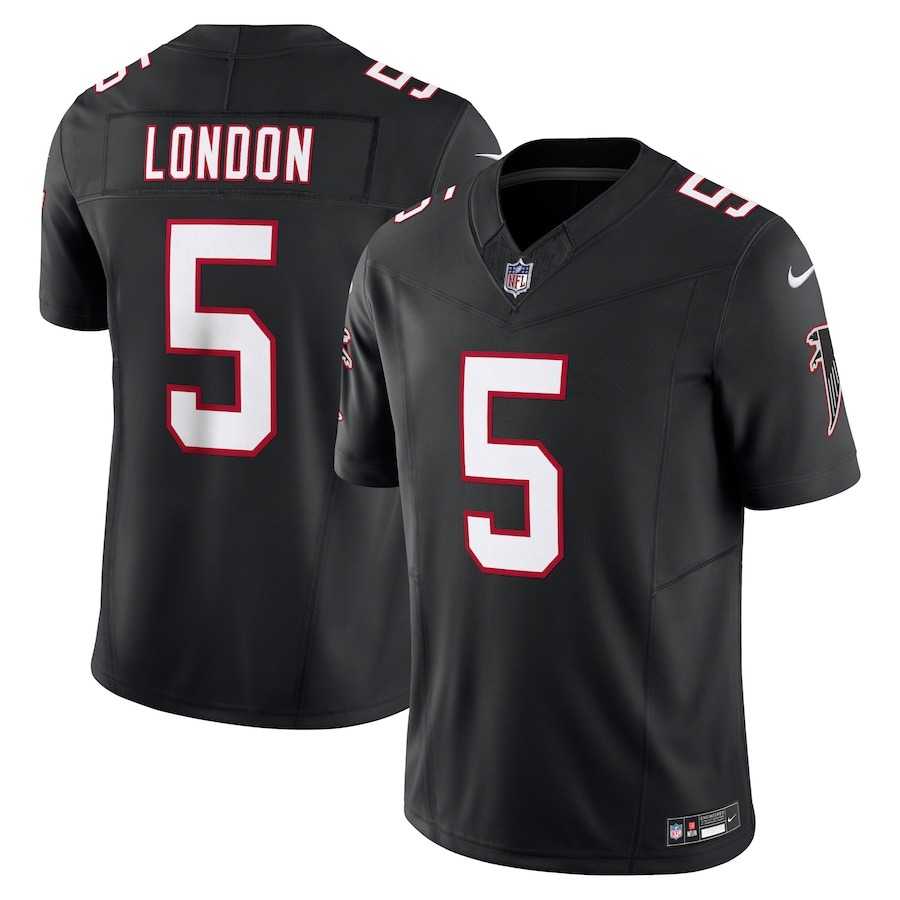 Men's Atlanta Falcons Drake London Nike Black Vapor F.U.S.E. Limited Jersey - Jersey