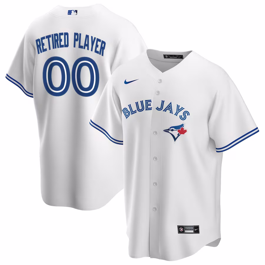 Men's Toronto Blue Jays Nike White Home Pick-A-Player Retired Roster Replica Jersey - Jersey