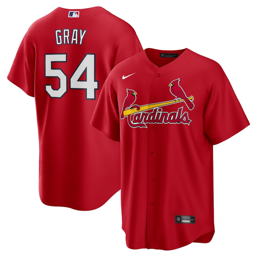 Men's St. Louis Cardinals Sonny Gray Nike Red Alternate Replica Jersey - Jersey