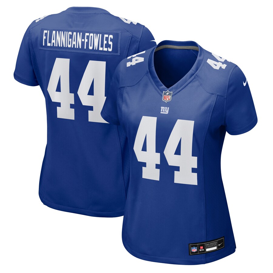 Women's New York Giants Demetrius Flannigan-Fowles Nike Royal Team Game Jersey - Jersey