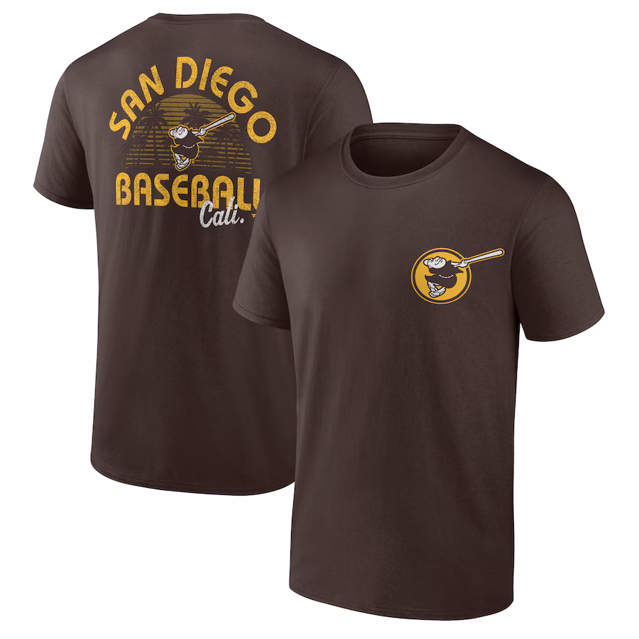 Men's San Diego Padres Brown Bring It T-Shirt - Jersey