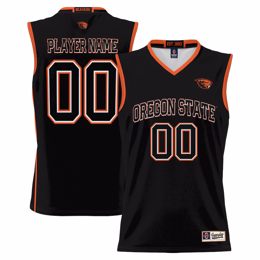 Oregon State Beavers GameDay Greats Youth NIL Pick-A-Player Lightweight Basketball Jersey - Black - Jersey