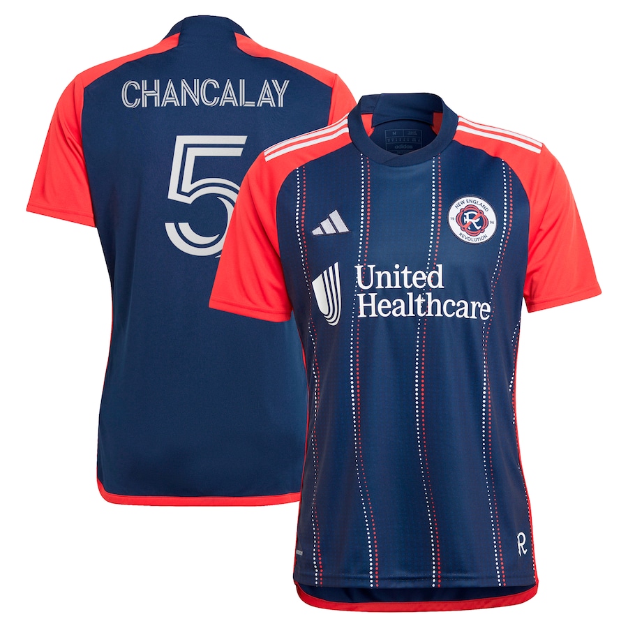 Men's New England Revolution Tomás Chancalay adidas Navy 2024 Boston Tea Party Replica Player Jersey - Jersey