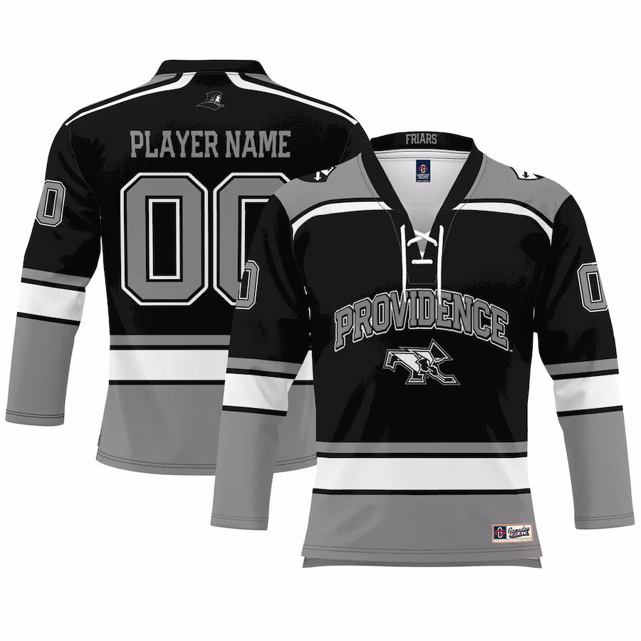 Providence Friars GameDay Greats Youth NIL Pick-A-Player Women's Ice Hockey Jersey - Black - Jersey