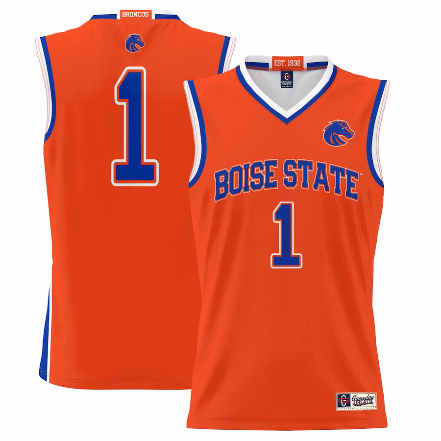 #1  Boise State Broncos GameDay Greats  Lightweight Basketball Jersey - Orange - Jersey