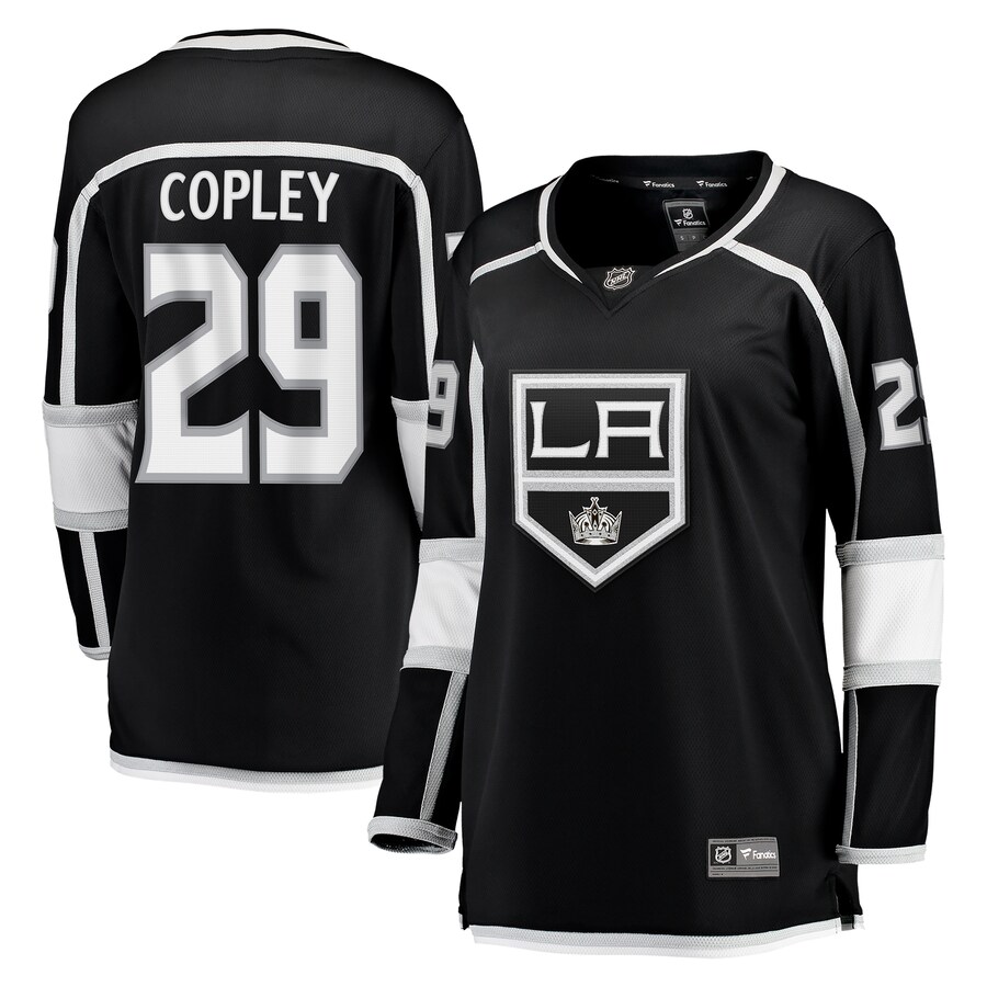 Women's Los Angeles Kings Pheonix Copley Fanatics Branded Black Home Breakaway Player Jersey - Jersey