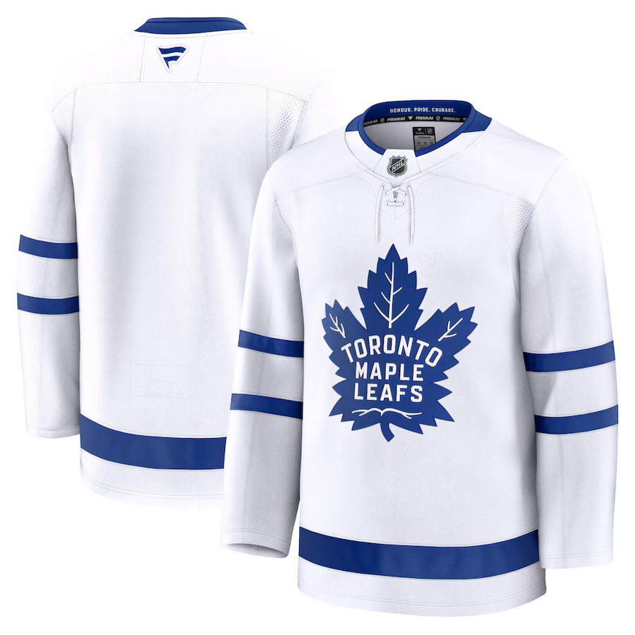 Men's Toronto Maple Leafs Fanatics White Away Premium Jersey - Jersey