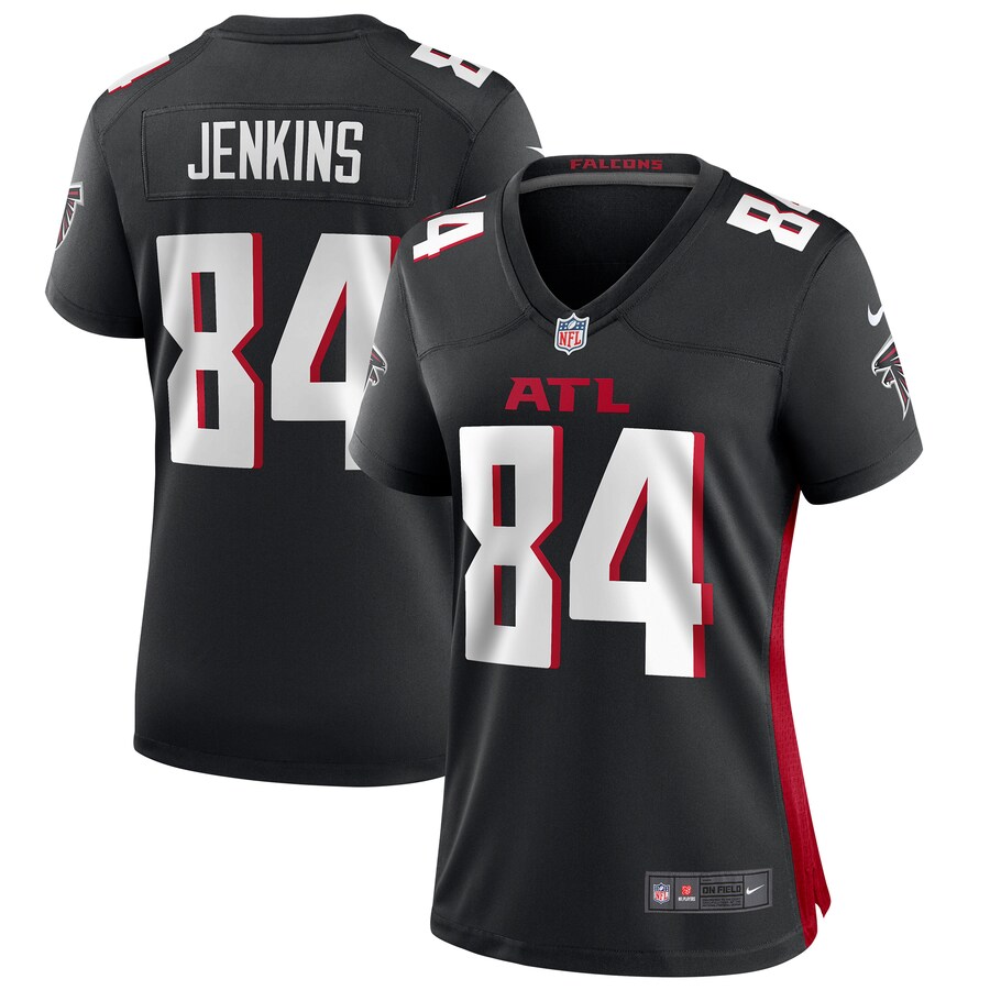 Women's Atlanta Falcons Alfred Jenkins Nike Black Game Retired Player Jersey - Jersey