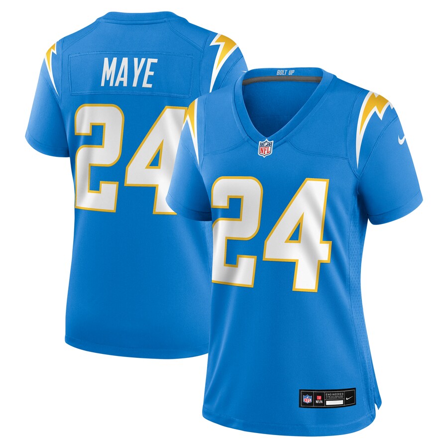 Women's Los Angeles Chargers Marcus Maye Nike Powder Blue Team Game Jersey - Jersey