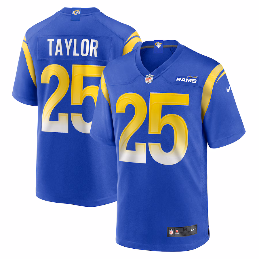Men's Los Angeles Rams Jason Taylor Nike  Royal Team Game Jersey - Jersey