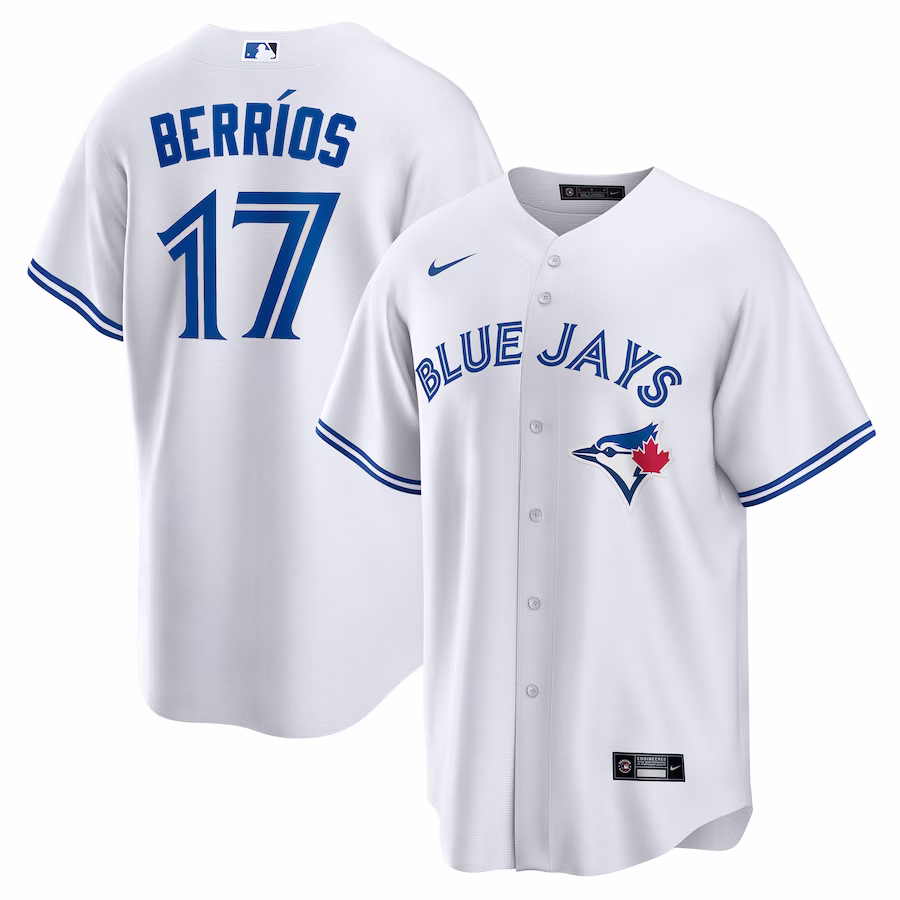Men's Toronto Blue Jays José Berríos Nike White Home  Replica Player Jersey - Jersey