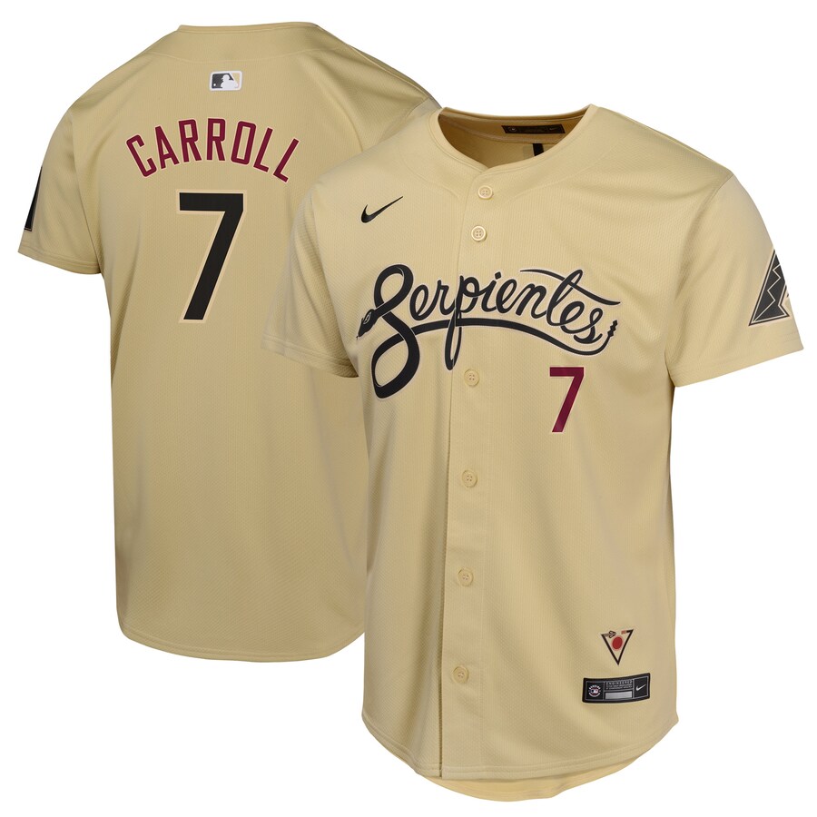 Youth Arizona Diamondbacks Corbin Carroll Nike Sand City Connect Limited Player Jersey - Jersey
