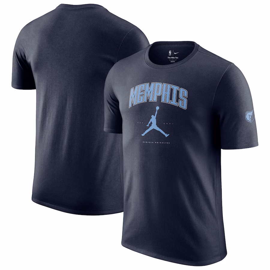 Unisex Memphis Grizzlies Jordan Brand Navy Essential Cities T-Shirt - Jersey