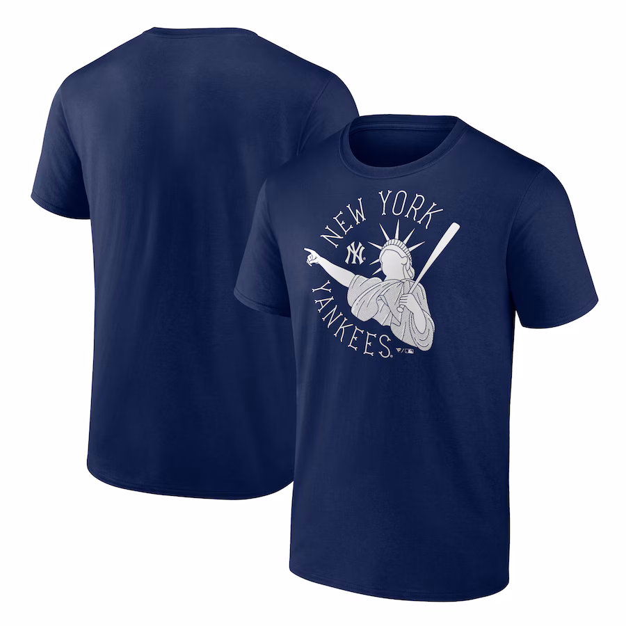 Men's New York Yankees Navy Hometown Collection Liberty Point T-Shirt - Jersey