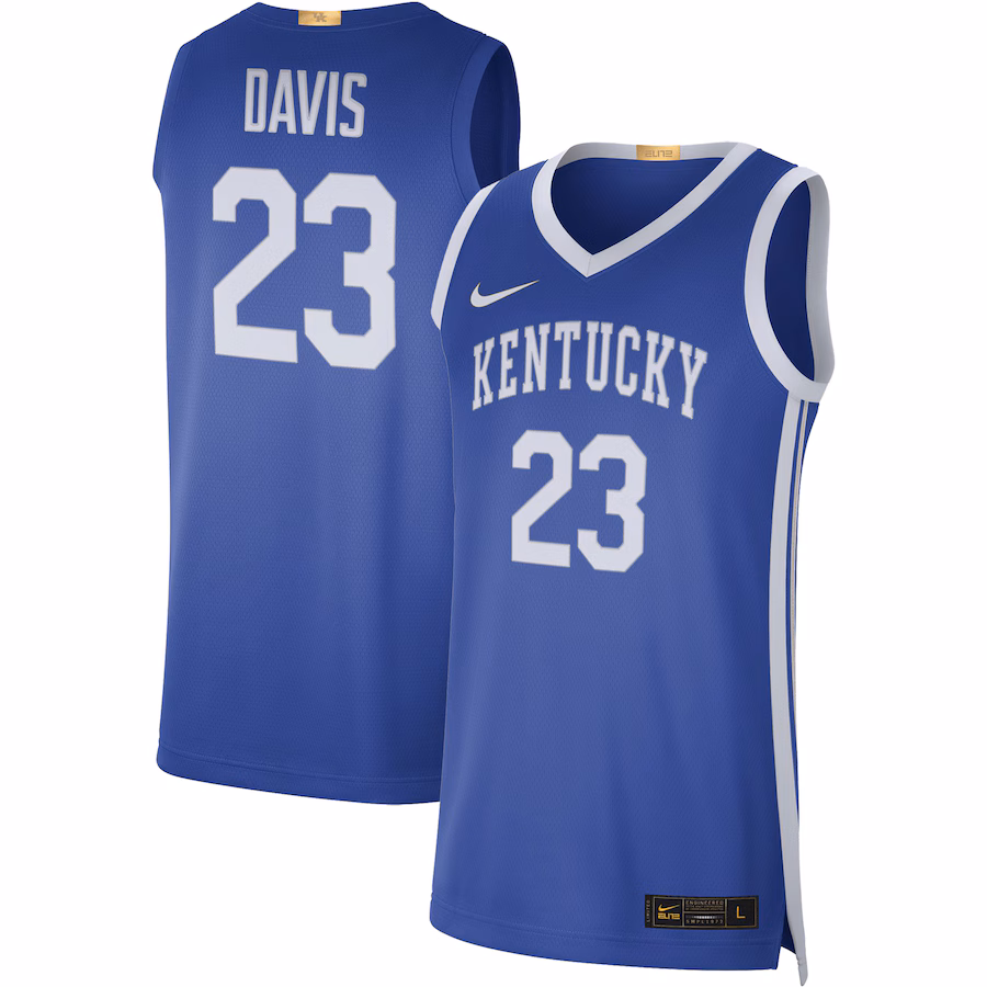 Anthony Davis Kentucky Wildcats Nike Limited Basketball Jersey - Royal - Jersey