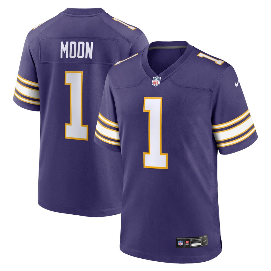 Men's Minnesota Vikings Warren Moon Nike Purple Classic Retired Player Game Jersey - Jersey