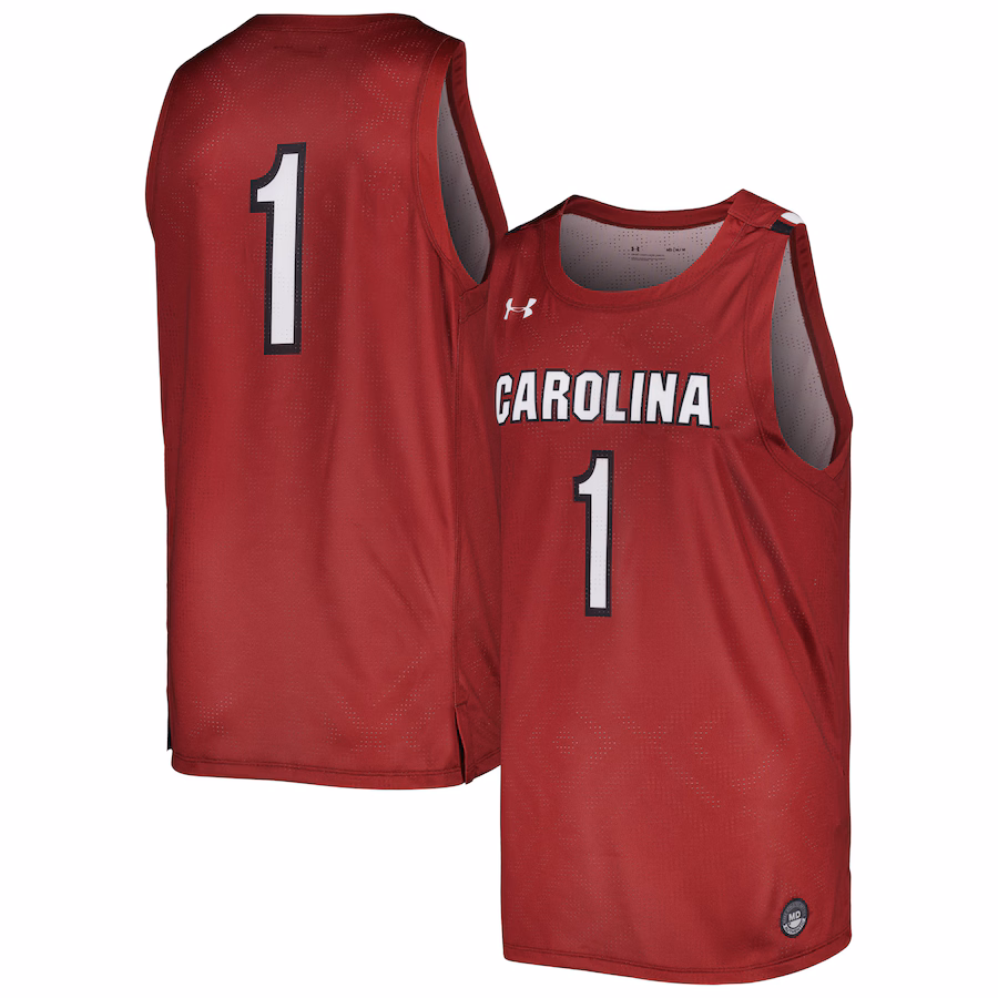 Men's Under Armour Garnet South Carolina Gamecocks Replica Basketball Jersey - Jersey