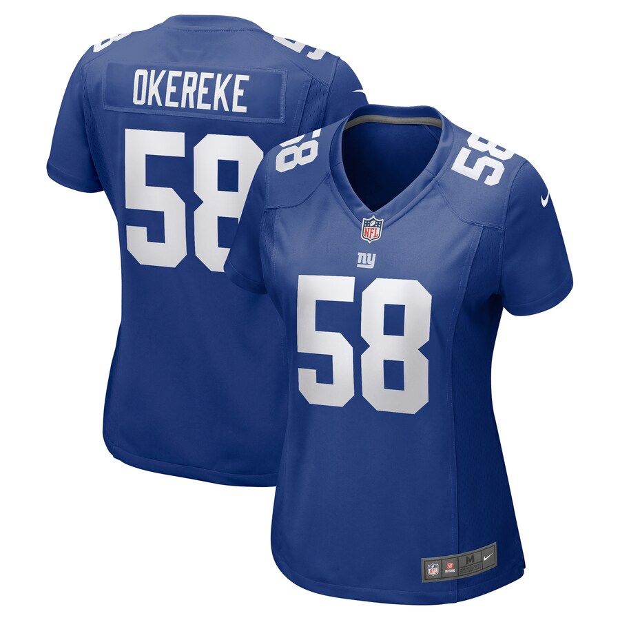 Women's New York Giants Bobby Okereke Nike Royal Game Player Jersey - Jersey