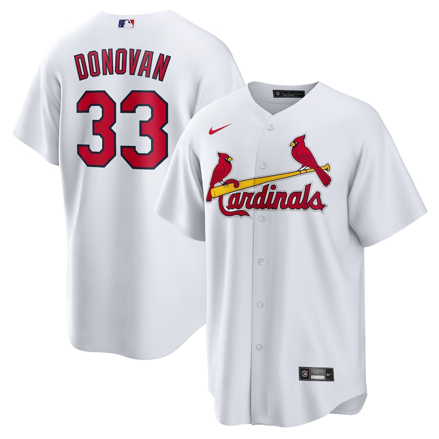 Men's St. Louis Cardinals Brendan Donovan Nike White Home Replica Jersey - Jersey