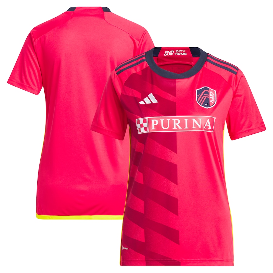 Women's St. Louis City SC adidas Red 2023 CITY Kit Replica Jersey - Jersey