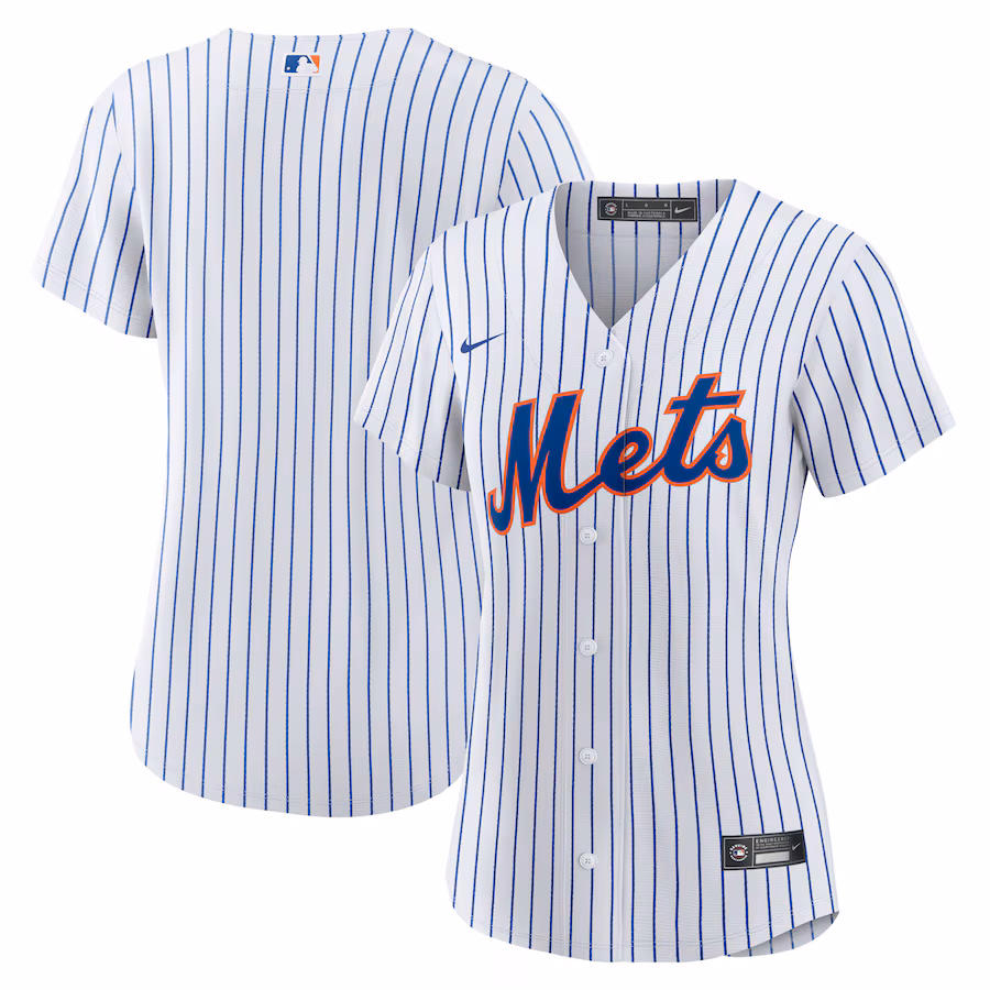 Women's New York Mets Nike White Home Blank Replica Jersey - Jersey